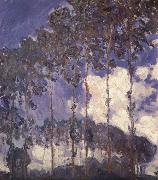 Claude Monet Poplars on the Banks of the River Epte oil painting reproduction